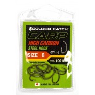 Гачки для риболовлі, GC Carp 1001, 10шт/уп, колір BN, розмір №8